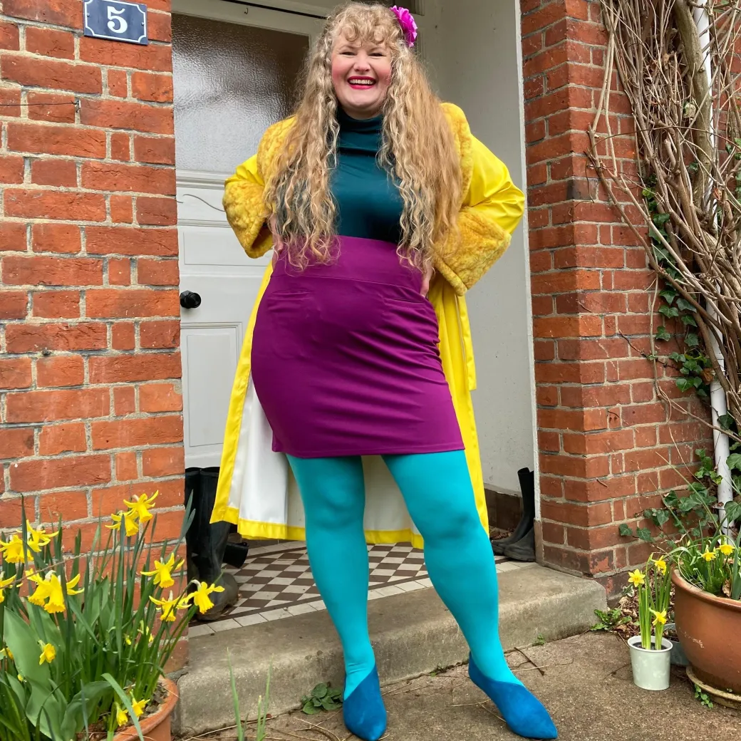 Mini Skirt - Figgy Pudding