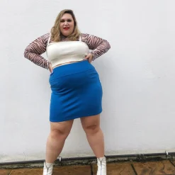 Mini Skirt - Midnight Blue