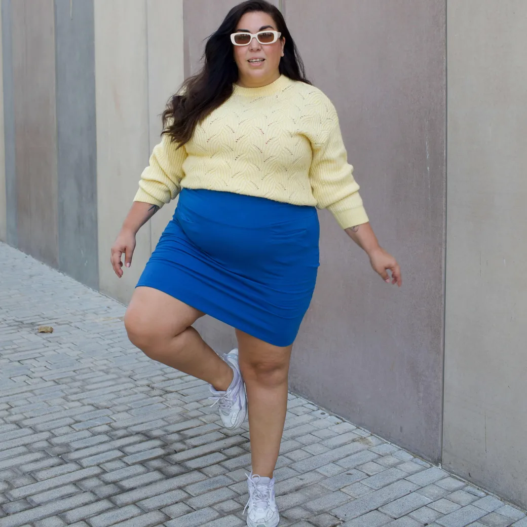 Mini Skirt - Midnight Blue