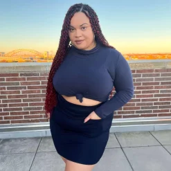 Mini Skirt - Navy