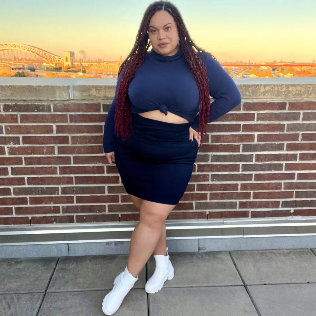 Mini Skirt - Navy
