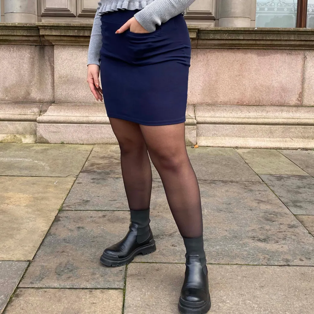 Mini Skirt - Navy