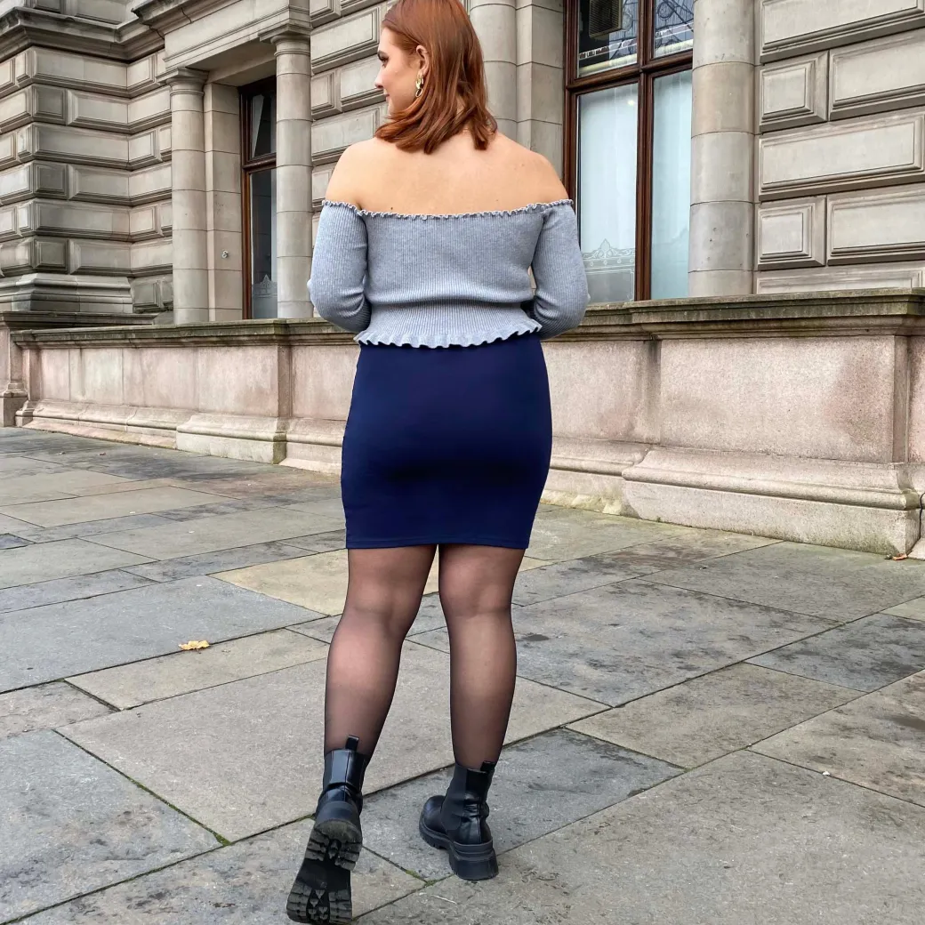 Mini Skirt - Navy