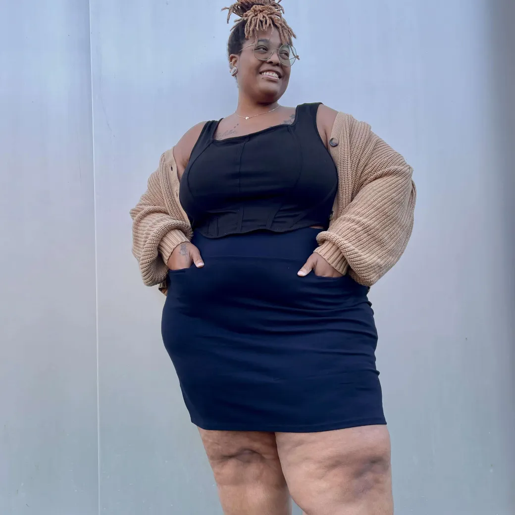 Mini Skirt - Navy