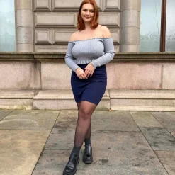 Mini Skirt - Navy