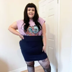 Mini Skirt - Navy