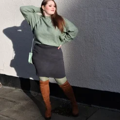 Mini Skirt - Slate Grey