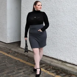 Mini Skirt - Slate Grey