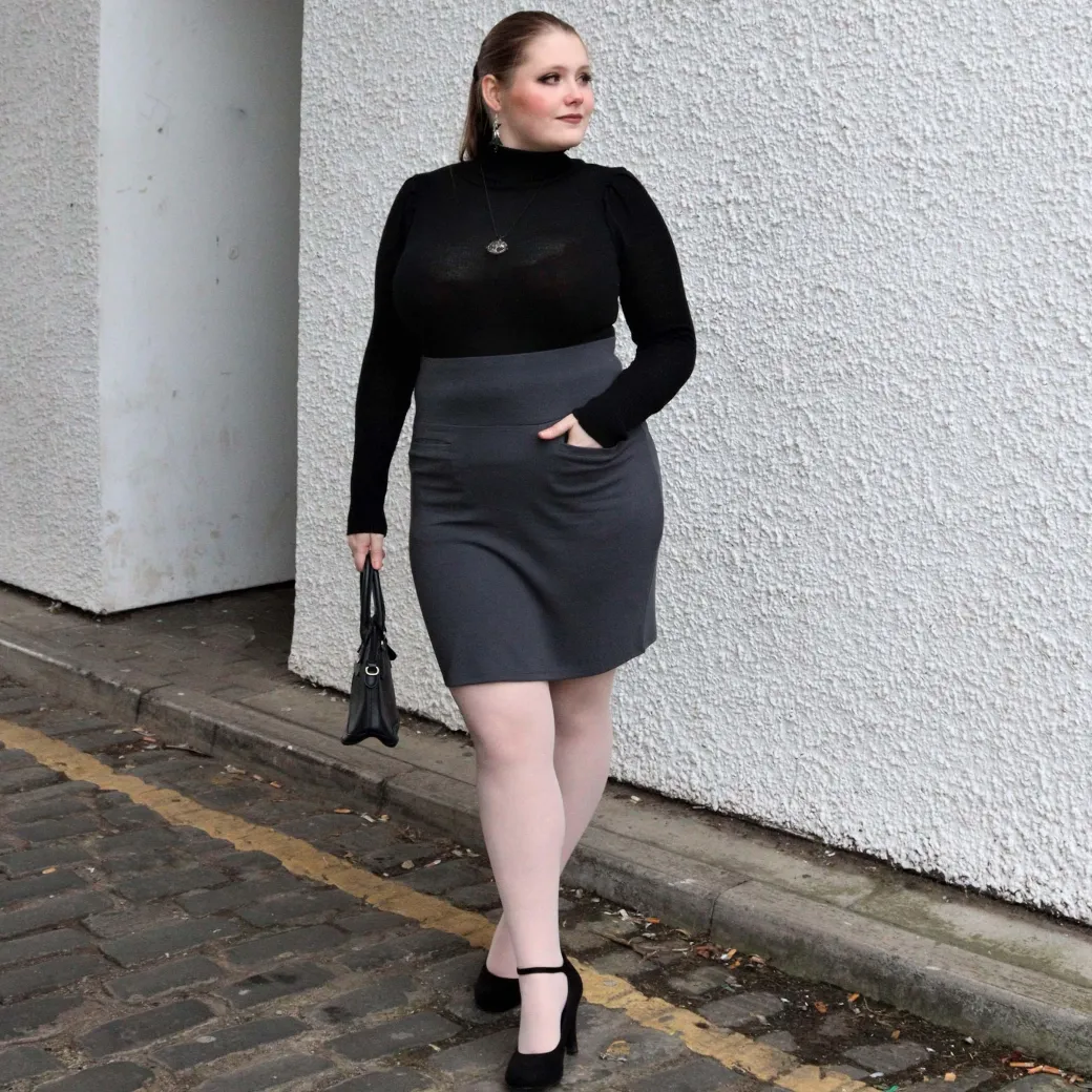 Mini Skirt - Slate Grey
