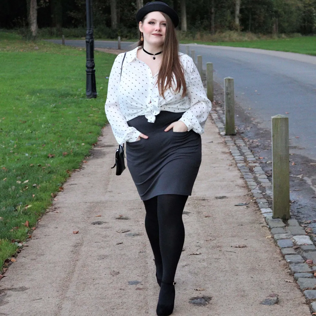 Mini Skirt - Slate Grey
