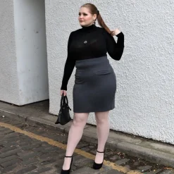 Mini Skirt - Slate Grey