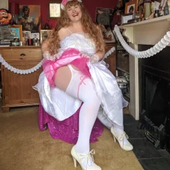 Mock Garter Tights - When Doves Cry
