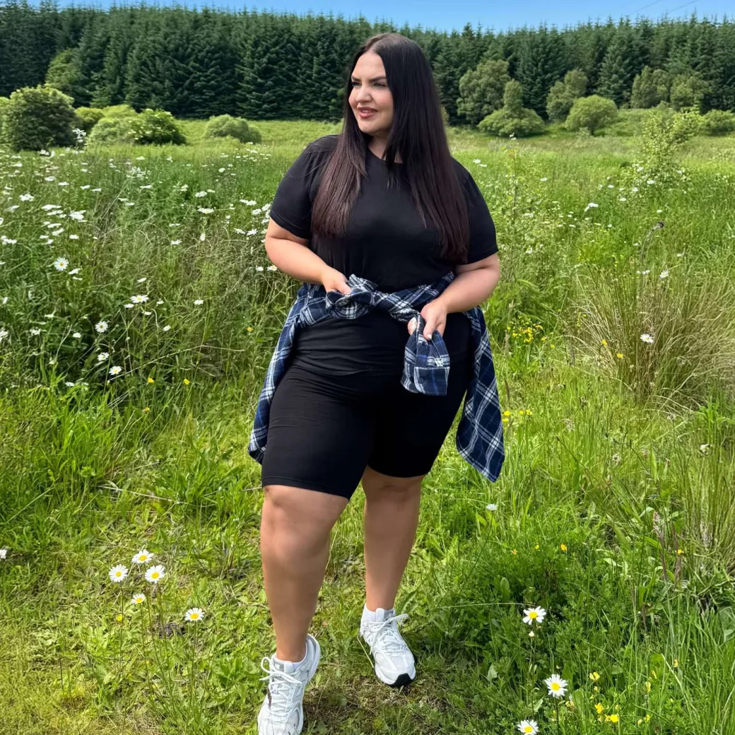 Natural Fibre Chub Rub Shorts - Black