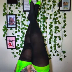 Neon Mock Garters - Wicked