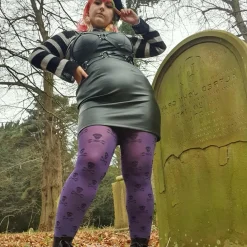 Opaque Tights Skullz - Forbidden Fruit