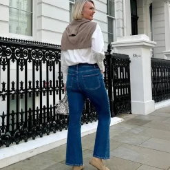 Organic Bootcut Jeans - Atlantic