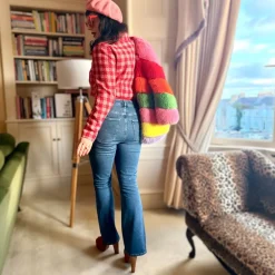 Organic Bootcut Jeans - Atlantic