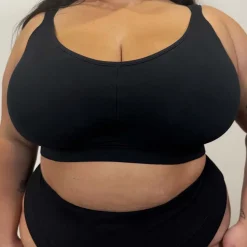 Organic Cotton Bra - Black