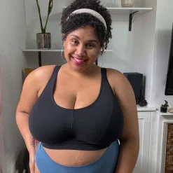 Organic Cotton Bra - Black