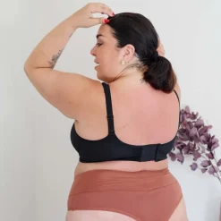 Organic Cotton Bra - Black