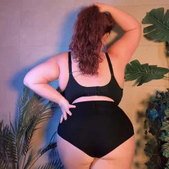 Organic Cotton Bra - Black