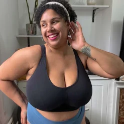 Organic Cotton Bra - Black