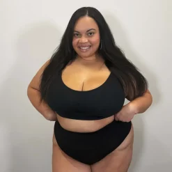 Organic Cotton Bra - Black