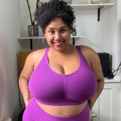 Organic Cotton Bra - Grape Escape
