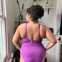 Organic Cotton Bra - Grape Escape