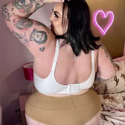 Organic Cotton Bra - White