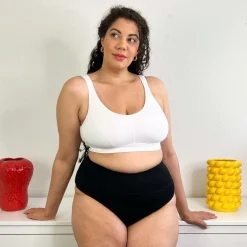 Organic Cotton Bra - White