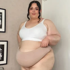 Organic Cotton Bra - White