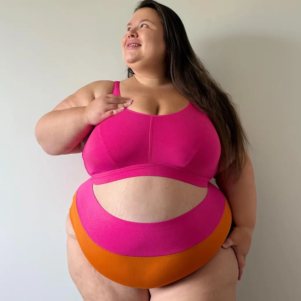Organic Cotton Full Brief Duo Knickers - Papaya & Barbara