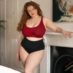 Organic Cotton Full Brief Knickers - Black