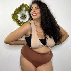 Organic Cotton Full Brief Knickers - Root Beer