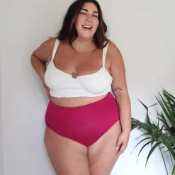 Organic Cotton Full Brief Knickers - Raspberry Pie