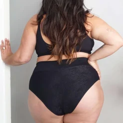 Organic Cotton Lacey Full Brief Knickers