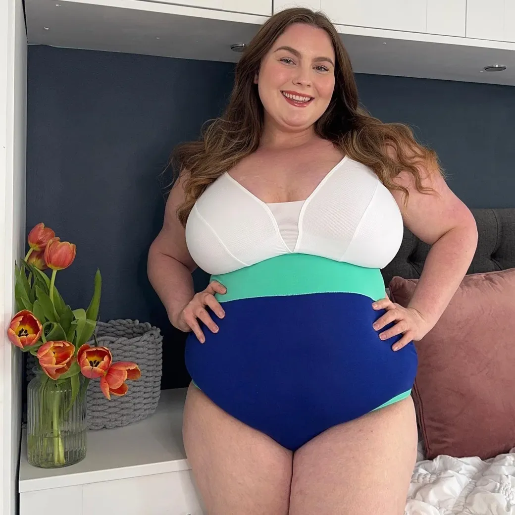 Organic Cotton Super High Waist Duo Knickers - Arabesque & Mint