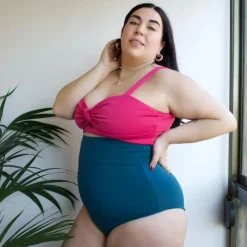 Organic Cotton Super High Waist Knickers - Aurora