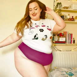 Organic Cotton Thong - Figgy Pudding