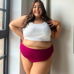 Organic Cotton Thong - Raspberry Pie