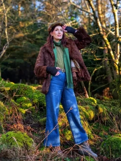 Organic Wide Leg Jeans - Atlantic