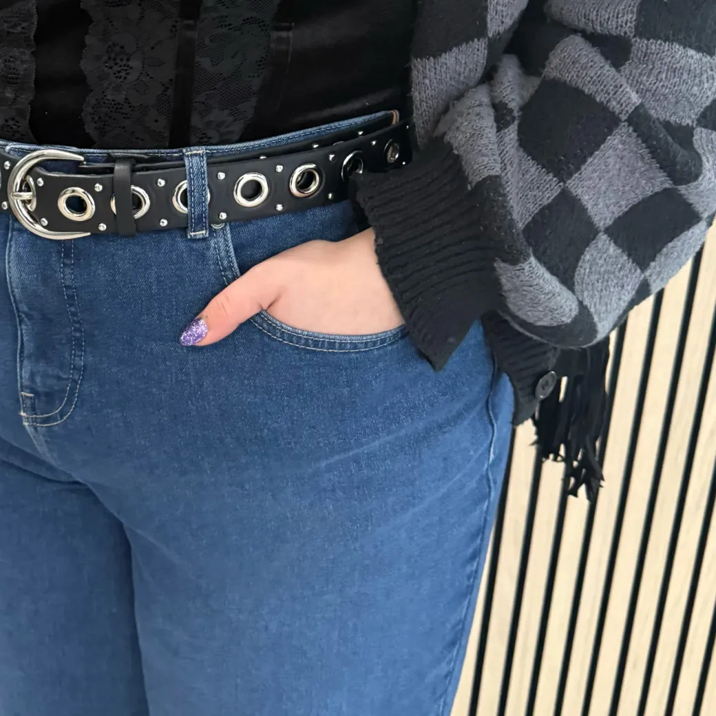 Organic Wide Leg Jeans - Atlantic