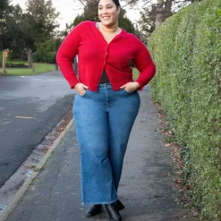 Organic Wide Leg Jeans - Atlantic