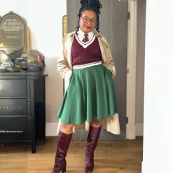 Ottoman Flare Skirt - Petit Pois