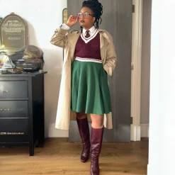 Ottoman Flare Skirt - Petit Pois