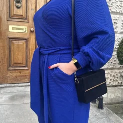 Ottoman Long Sleeve Wrap Jumpsuit - Aretha