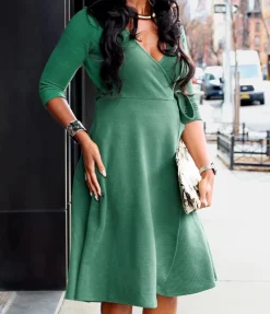 Ottoman Wrap Around Dress - Petit Pois
