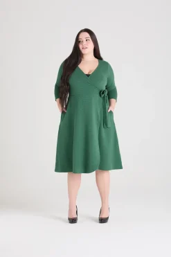 Ottoman Wrap Around Dress - Petit Pois