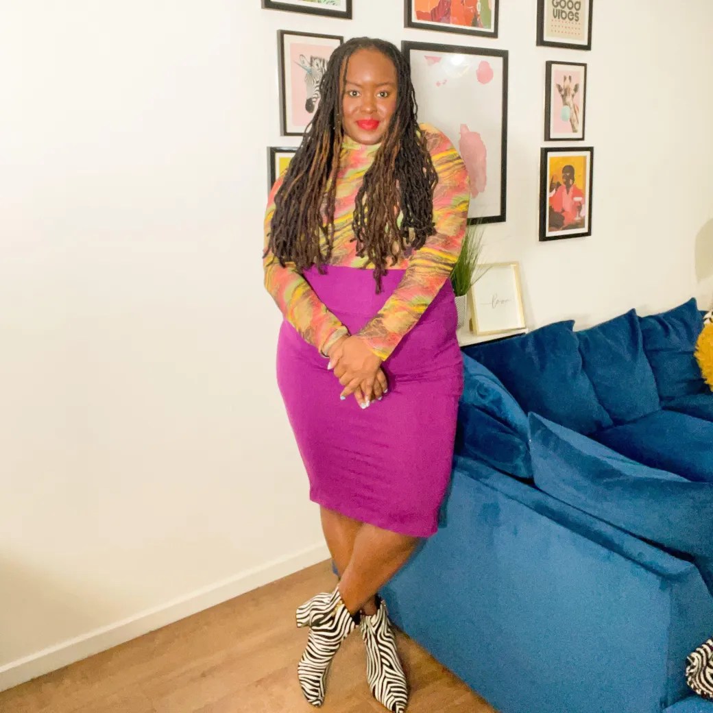 Pencil Skirt - Figgy Pudding